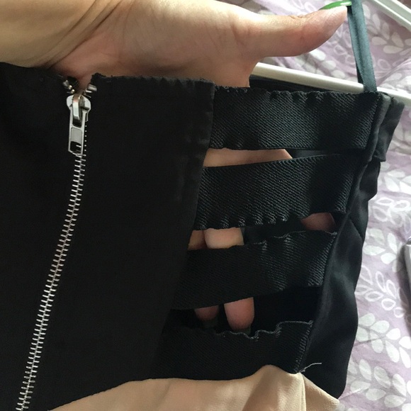 Strapless High low Dress with studs - Picture 6 of 6